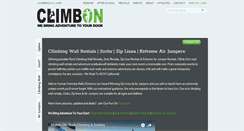 Desktop Screenshot of climbingwall.com